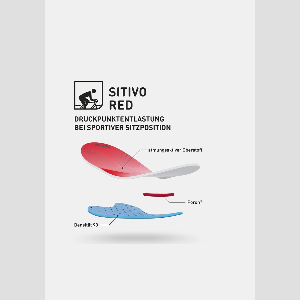 pánske cyklistické nohavice GONSO SITIVO M dakota shadow/red