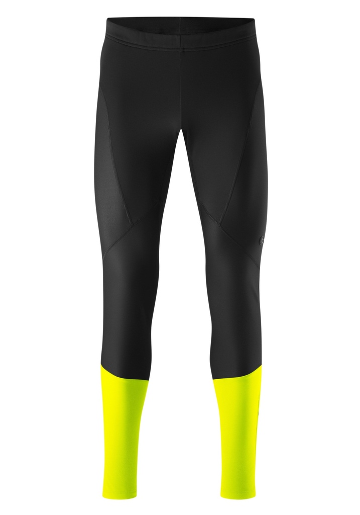 pánske dlhé cyklistické nohavice GONSO ESSENTIAL TIGHT SOFTSHELL NO PAD M safety yellow