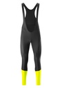 pánske dlhé cyklistické nohavice GONSO ESSENTIAL BIB TIGHT SOFTSHELL NO PAD M safety yellow