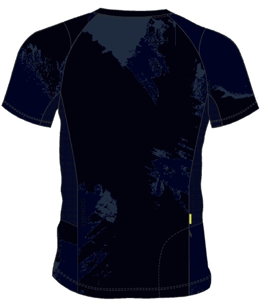 pánsky cyklistický dres GONSO Adventure Jersey 3/4 Zip outerspace