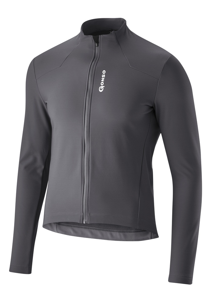 pánský zimní cyklistický dres Gonso Sitivo Trikot Therm M mercury gray