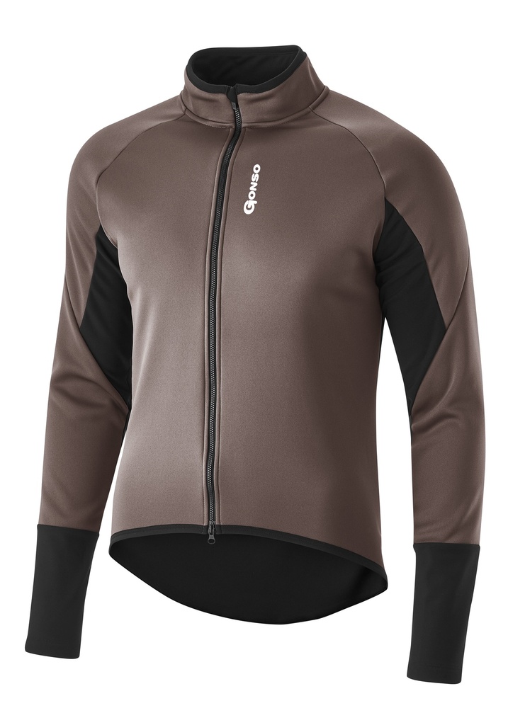 Herren-Radjacke Gonso Road Jacket Softshell M fossil
