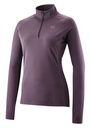 Damen-Radtrikot Gonso Essential Jersey Longsleeve W dark plum