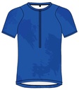 Herren-Radtrikot Gonso Adventure Jersey 3/4 Zip indie blue