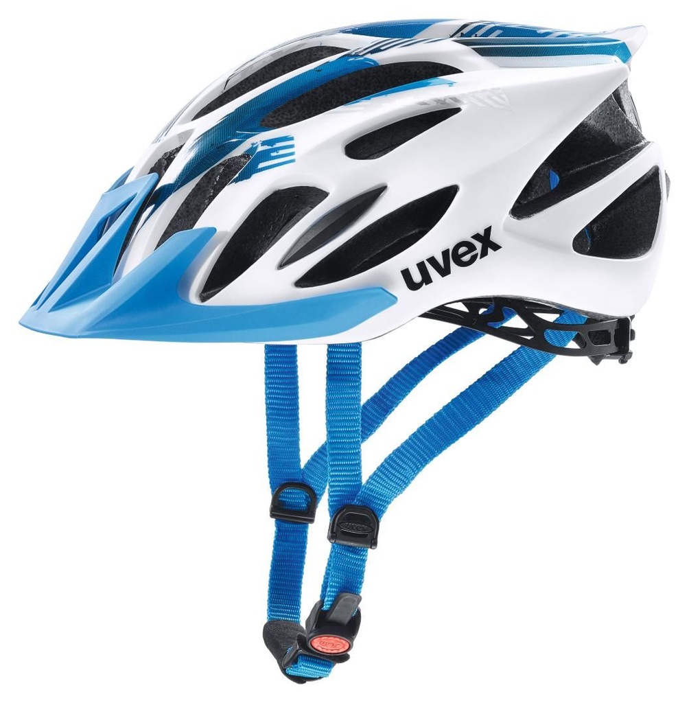cyklistická prilba uvex flash white blue