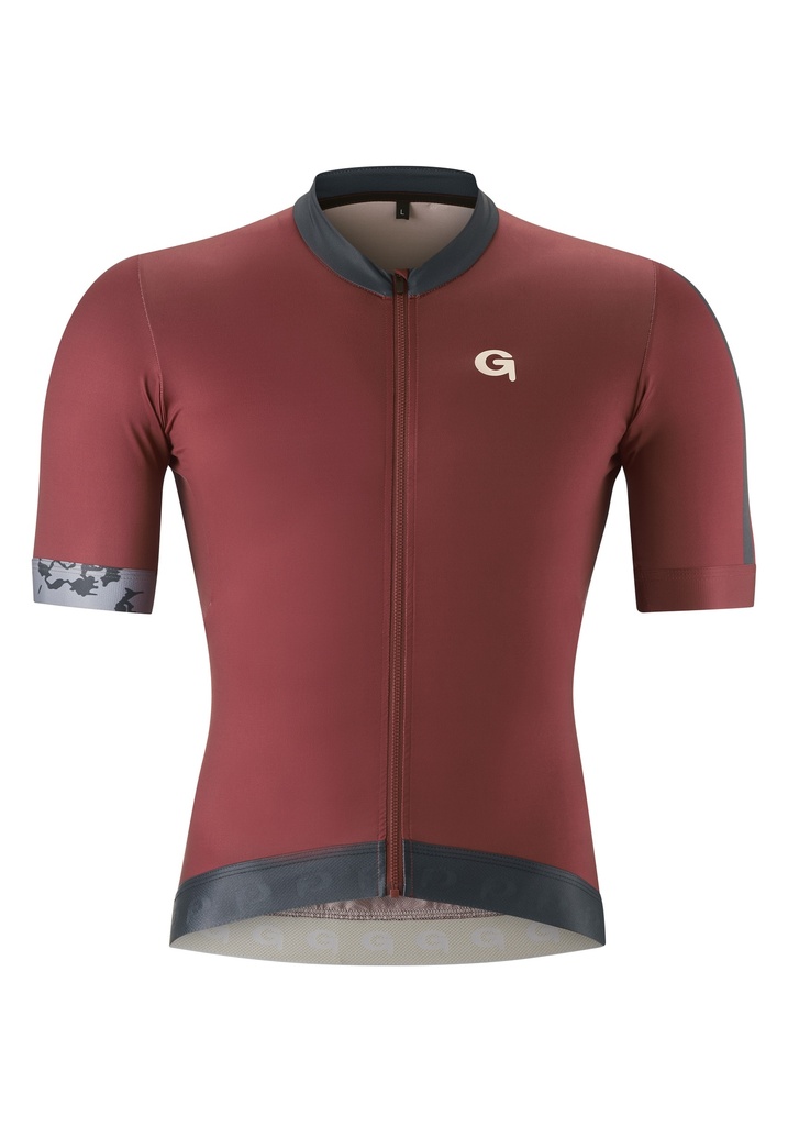 men's cycling jersey Gonso TORNALE burnt russet