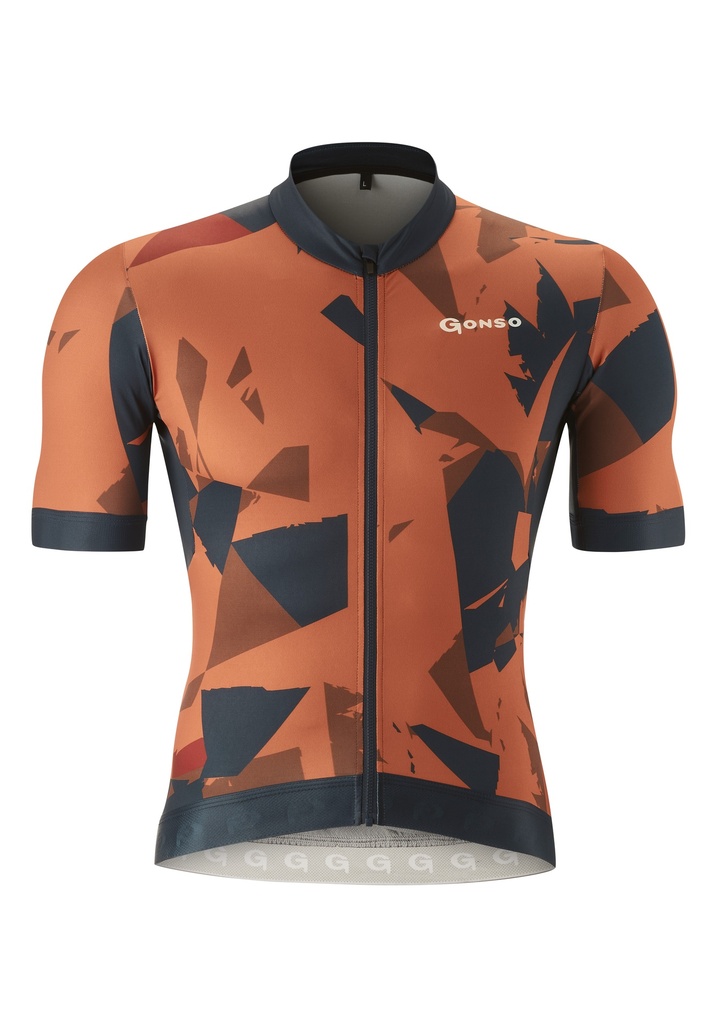 men's cycling jersey Gonso TRESERO copper clay