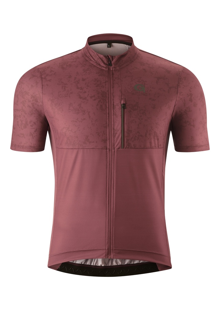 men's cycling jersey Gonso PRESEGNO burnt russet
