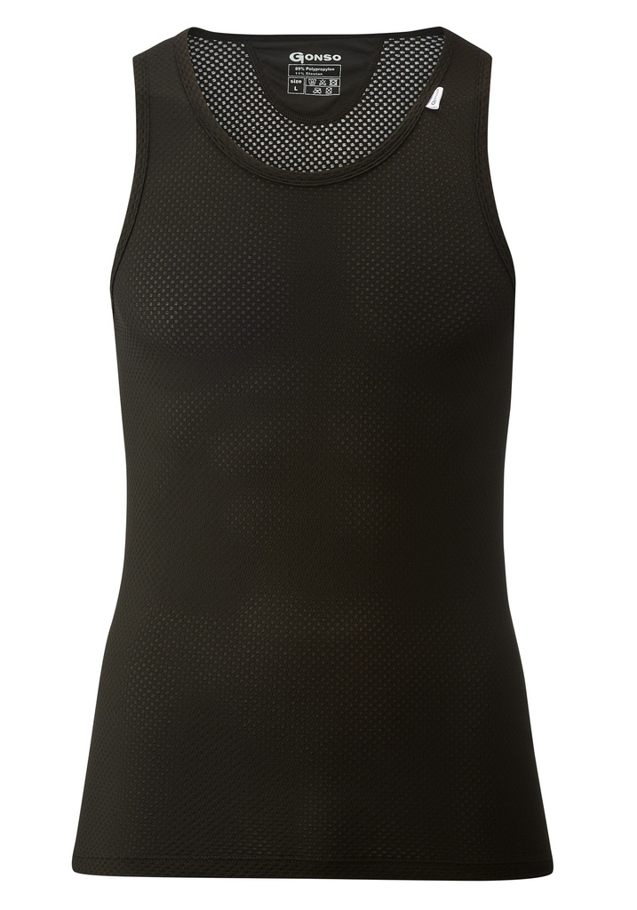 Herren-Radfahrer-Tanktop Gonso NEVEL black