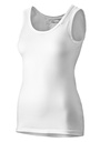 women's cycling tank top Gonso Base Shirt Sleeveless W white