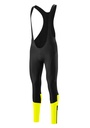 lange Radhose für Herren Gonso Essential Bib Tight Softshell M safety yellow