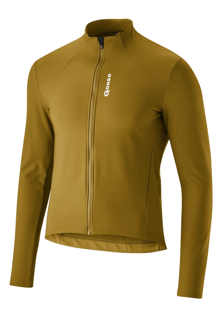 Herren-Winterradtrikot Gonso Sitivo Trikot Therm M antique moss