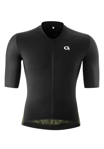 [3003177_12617] men's cycling jersey Gonso Sitivo Trikot M black/dakota shadow