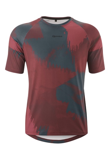 [3003180_20017] men's cycling jersey Gonso MASINO burnt russet
