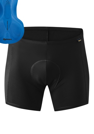 [3000268_19308] Herren-Boxershorts mit Radsport-Einsatz Gonso Sitivo U M black/blue