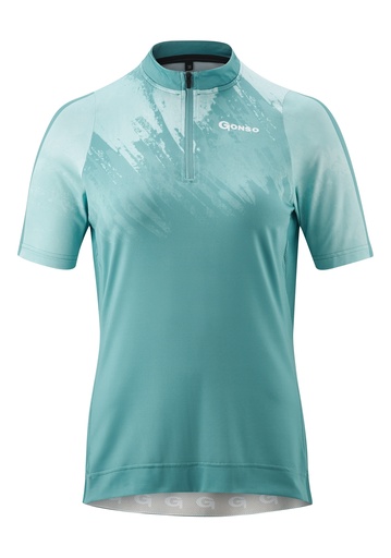 dámsky cyklistický dres Gonso LESIMA pale turquoise/white