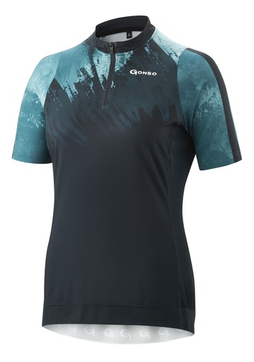 [3003209_20073] women's cycling jersey Gonso LESIMA outerspace/atlantic deep