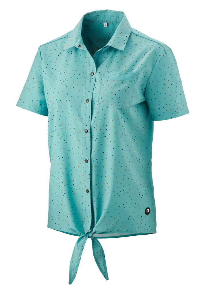 dámska cyklistická košeľa Gonso MOLVENO pale turquoise