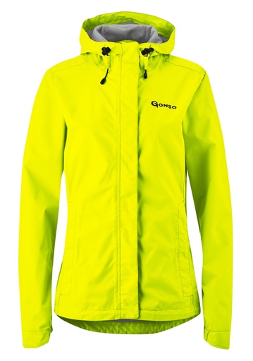 dámska cyklistická bunda Gonso SURA LIGHT safety yellow