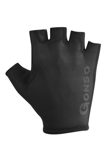 cyklistické rukavice Gonso KURZ black
