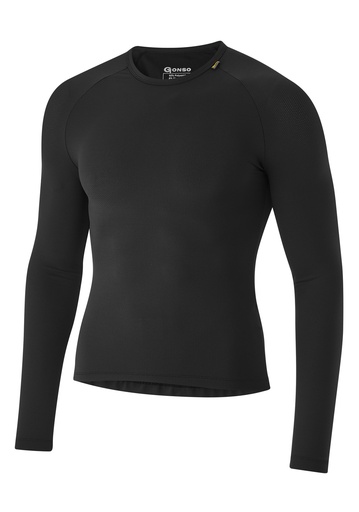 pánske spodné cyklistické tričko Gonso Base Shirt Longsleeve M black