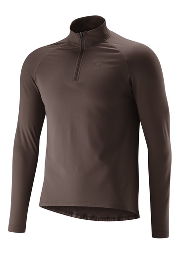 [3001146_20020] men's cycling jersey Gonso Essential Jersey Longsleeve M fossil