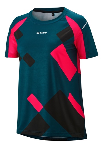 [3001088_10371] Damen-Radtrikot Gonso PRESANELLA torrando teal