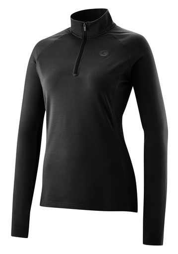 [3001151_10900] women's cycling jersey Gonso Essential Jersey Longsleeve W black