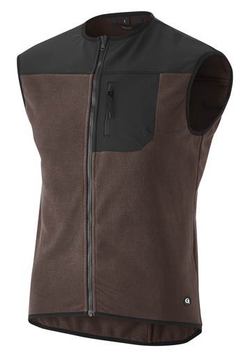 dámska cyklistická vesta Gonso Adventure VEST Fleece fossil